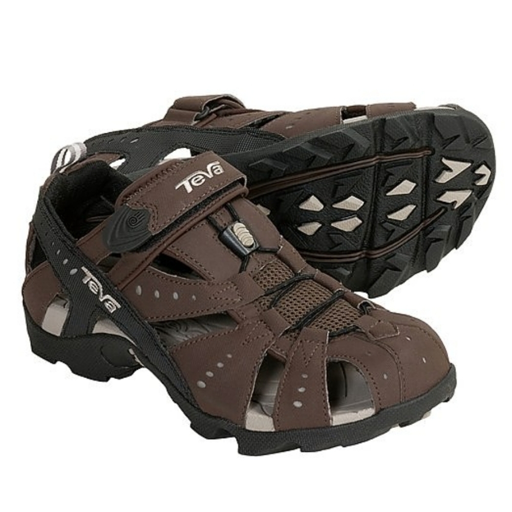 Teva Dozer II Dark Brown Women's Adventure Sandals SIZE 8.5